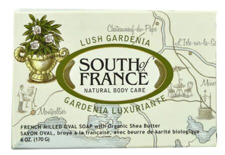 South of France French Milled Oval Soap Lush Gardenia -- 6 oz