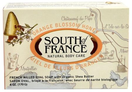 South of France French Milled Oval Soap Orange Blossom Honey -- 6 oz