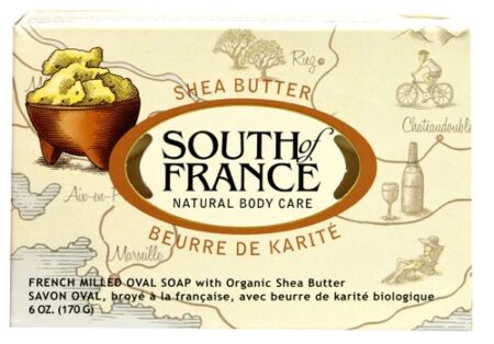 South of France French Milled Oval Soap Shea Butter -- 6 oz