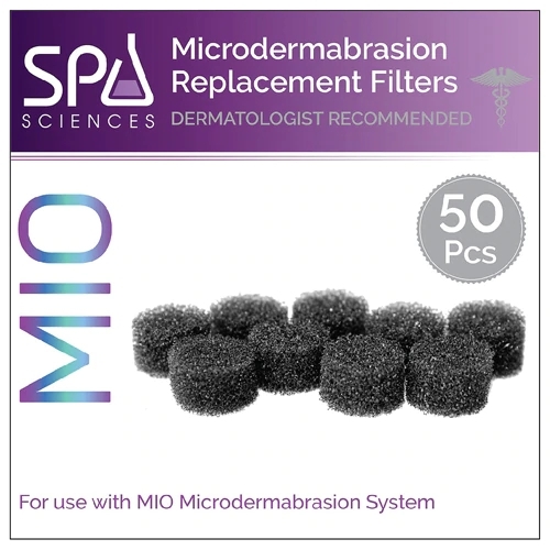 Spa Sciences MIO Filtros de Reposição para Microdermoabrasão - Pacote Econômico com 50 Unidades