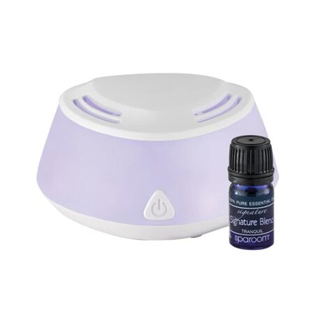 SpaRoom AromaBreeze Essential Oil Diffuser and Signature Blend Essential Oil -- 1 Set