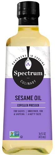 Óleo de Gergelim Spectrum Culinary - 473ml (16 fl oz) para Culinária Saudável