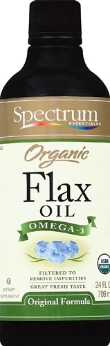 Óleo de Linhaça Orgânico Spectrum Essentials Omega-3 Original - 710ml (24 fl oz)