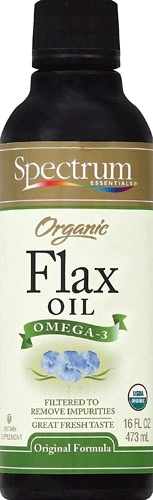 Óleo de Linhaça Orgânico Spectrum Essentials Ômega-3 Original - 473ml