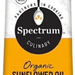 Óleo de Girassol Orgânico Spectrum High Heat - 473ml (16 fl oz) - Ideal para Cozinhar em Altas Temperaturas