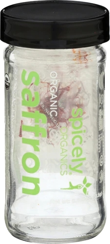 Açafrão Espanhol Orgânico Spicely Organics - 0.6g: Aroma e Sabor Premium para Sua Culinária