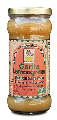 Molho Vietnamita Star Anise Foods Alho Capim-Limão 340g - Sabor Autêntico e Leve