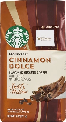 Café Torrado e Moído Starbucks Cinnamon Dolce 311g - Sabor Caramelizado e Especiarias