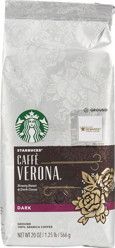 Café Torrado Escuro Starbucks Caffe Verona Moído - 567g: Intensidade e Sabor Premium