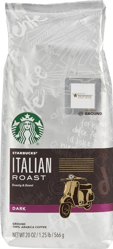 Café Torrado Escuro Starbucks Italian Roast Moído 567g – Intensidade e Sabor Premium