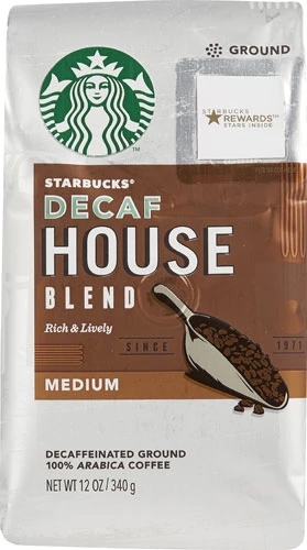 Café Torrado e Moído Starbucks House Blend Descafeinado - 340g - Torra Média