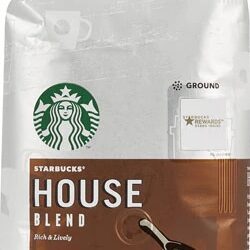 Café Moído Starbucks House Blend Torra Média 567g - Sabor Clássico e Aveludado
