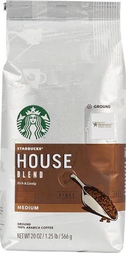 Café Moído Starbucks House Blend Torra Média 567g - Sabor Clássico e Aveludado