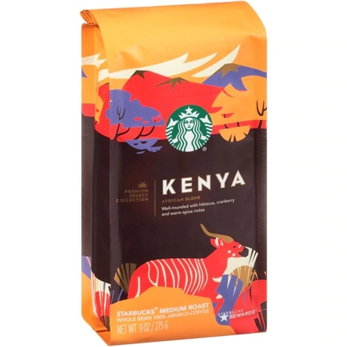 Café Torra Média Grãos Inteiros Starbucks Kenya Premium Select Collection 255g