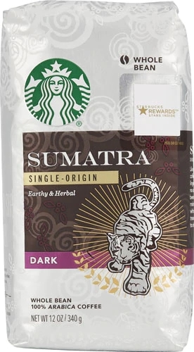 Café em Grãos Starbucks Sumatra Torra Escura Single-Origin 340g: Intensidade e Sabor Único