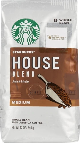 Café em Grãos Starbucks House Blend Torra Média - 340g