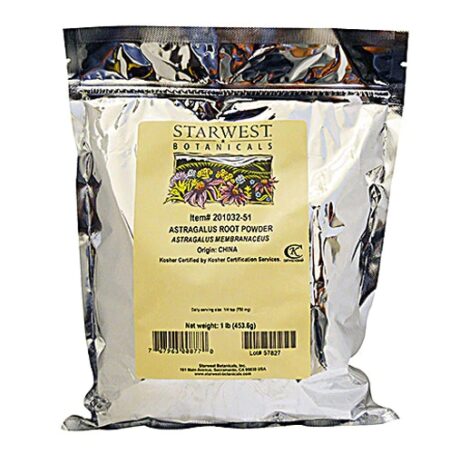 Starwest Botanicals Astragalus Root Powder -- 1 lb