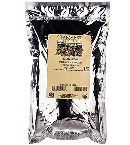 Sementes de Coentro Orgânicas Starwest Botanicals 454g - Sabor e Saúde para Sua Cozinha