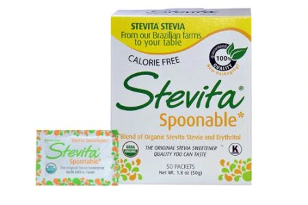 Stevita Spoonable Stevia -- 50 Packets