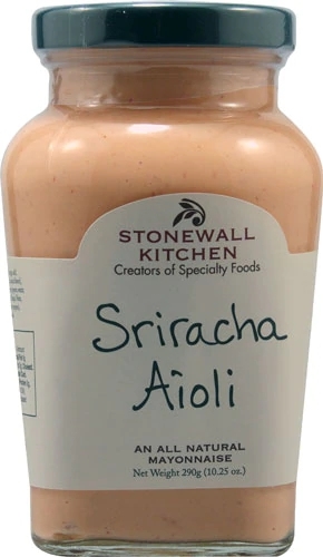 Stonewall Kitchen Aioli Sriracha Natural - Molho Picante Cremoso 290g