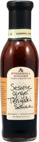Molho Teriyaki Sesame Ginger Stonewall Kitchen 325ml - Sabor Oriental Autêntico