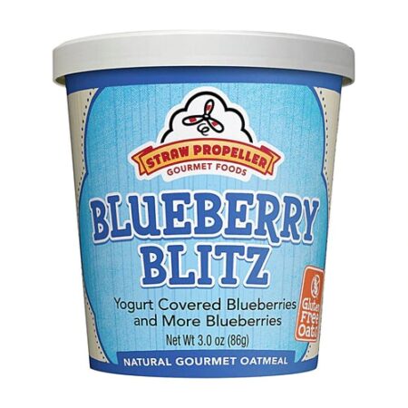 Straw Propeller Gourmet Foods Oatmeal Cereal Blueberry Blitz -- 3 oz