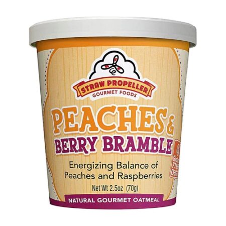 Straw Propeller Gourmet Foods Oatmeal Cereal Peaches & Berry Bramble -- 2.5 oz