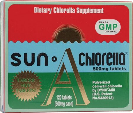 Sun Chlorella A Tablets -- 500 mg - 120 Tablets