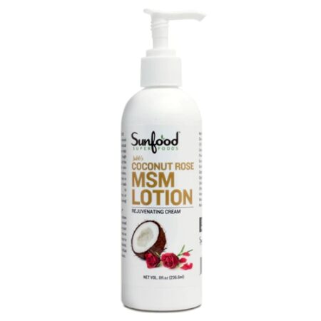 SunFood MSM Lotion Coconut Rose -- 8 fl oz