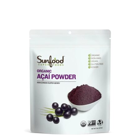 SunFood Organic Acai Powder -- 8 oz