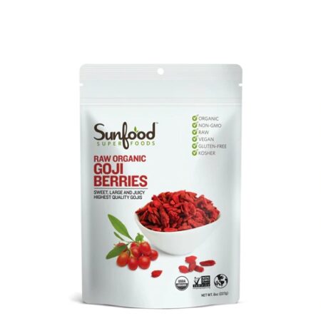 SunFood Organic Goji Berries -- 8 oz