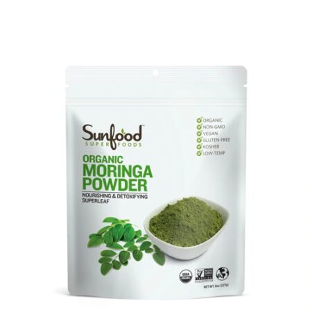 SunFood Organic Moringa Powder -- 8 oz