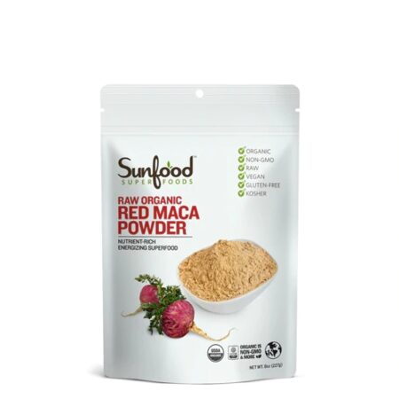 SunFood Organic Red Maca Powder -- 8 oz