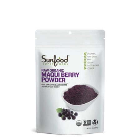 SunFood Raw Organic Maqui Berry Powder -- 8 oz