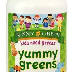 Sunny Green Yummy Greens™ Fruit Punch - 120 Comprimidos Mastigáveis | Nutrição Essencial