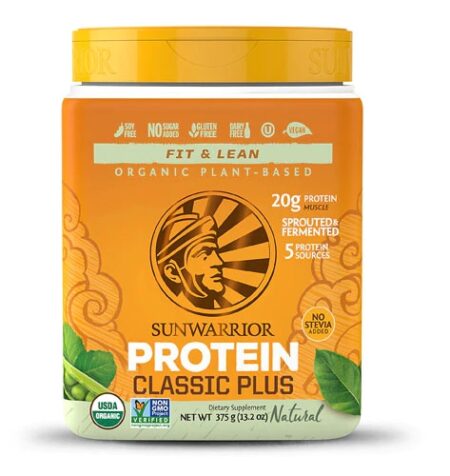 Sunwarrior Classic PLUS Protein Natural -- 13.2 oz