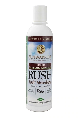 Sunwarrior Liquid Vitamin Mineral Rush 237ml: Vitalidade Líquida para Seu Bem-Estar