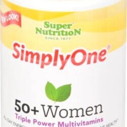 Super Nutrition Simply One 50 Plus Mulheres com Ferro - 90 Comprimidos - Multivitamínico Completo