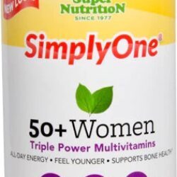 Super Nutrition Simply One™ 50+ Mulheres Multivitamínico Sem Ferro - 90 Comprimidos