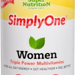 Super Nutrition Simply One Mulher Multivitamínico com Ferro - 90 Comprimidos