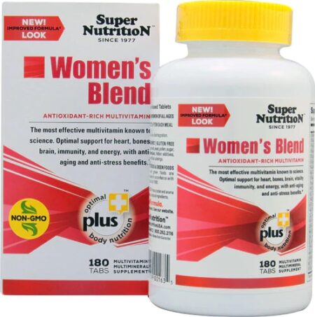 Super Nutrition Women's Blend Antioxidant Rich Multi-Vitamin -- 180 Vegetarian Tablets