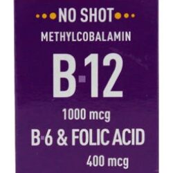 Superior Source No Shot Methylcobalamin B12 B6 e Folato - 60 Comprimidos Sublinguais