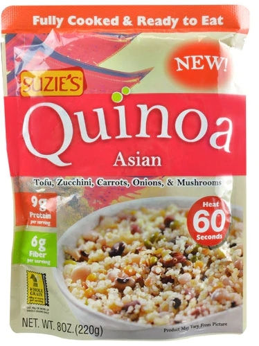 Quinoa Asiática Pronta para Comer Suzie's - 227g: Sabor Oriental e Nutrição Rápida