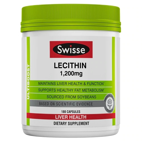 Swisse Ultiboost Lecithin 1200mg - 180 Cápsulas: Saúde e Bem-Estar para Você