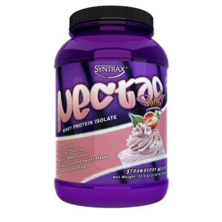 Syntrax Nectar Sweets Whey Protein Isolate Strawberry Mousse -- 2 lbs