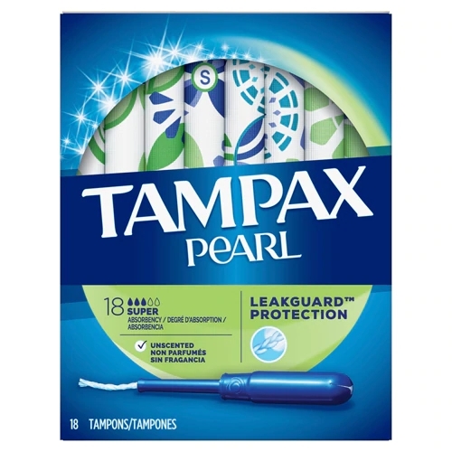 Absorventes Internos Tampax Pearl Super Sem Perfume - 18 Unidades: Conforto e Proteção Discreta