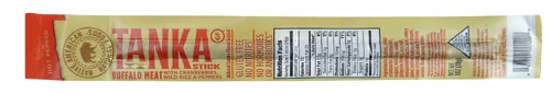 Tanka Stick® Carne de Búfalo, Cranberry, Arroz Selvagem e Pimentas - 28g: Lanche Nutritivo e Saboroso