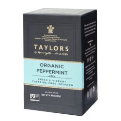 Chá de Hortelã Orgânico Taylors of Harrogate Sem Cafeína - 50 Sachês (50g)