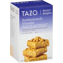 Chá Tazo Decaf Butterscotch Descafeinado - 15 Saquinhos | Sabor Caramelado Sem Cafeína