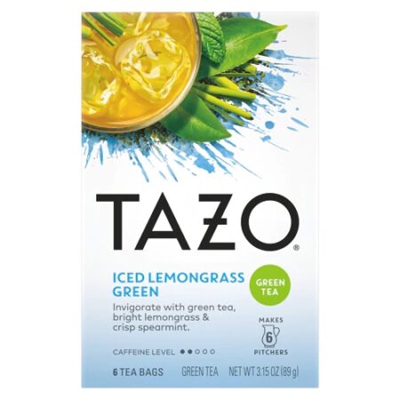 Tazo Iced Tea Lemongrass Green -- 6 Tea Bags